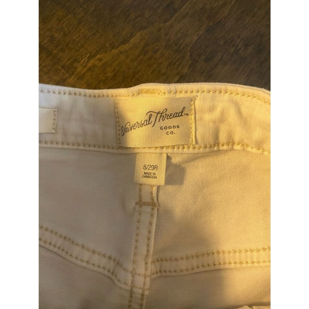 Universal Thread High-Rise Cream Button-Fly Jeans - Picture 4 of 6